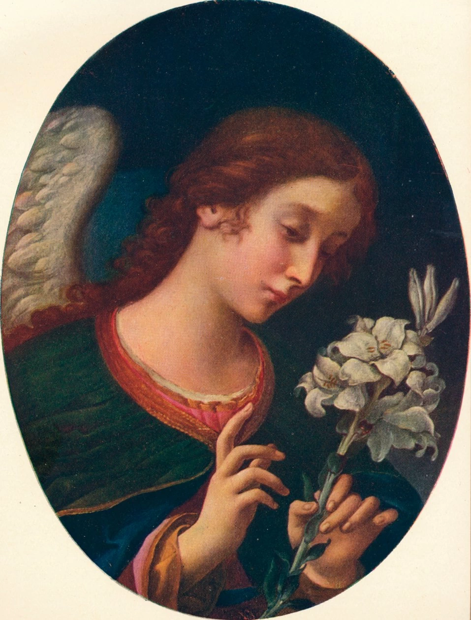 Angelo annunciante - Galleria degli Uffizi
